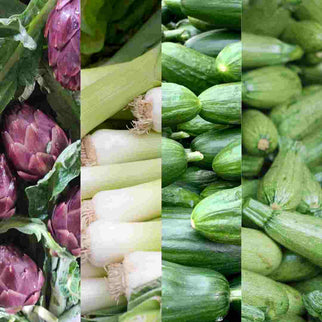 Cassetta Carciofi, Porri, Cetrioli, Zucchine Bio