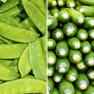 Cassetta Mista con Zucchine e Taccole Bio