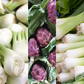 Cassetta Mista Carciofi, Finocchi, Porri Biologici