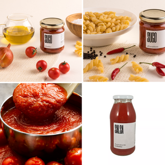 Mixed Box with Organic and Traditional Tomato Sauces and Purees